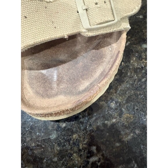 Birkenstock Arizona Men's Sandals Beige 2-Strap Buckle EU 42 US 9 - Picture 4 of 9
